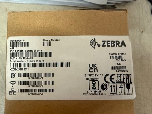 New zebra zq610 - new, zq610+